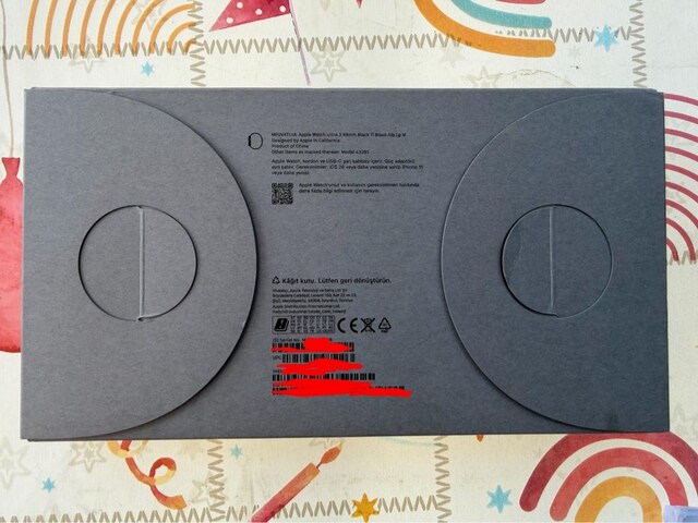 Sıfır Apple Watch Ultra 3 (GPS+Cell) Titanium 49MM