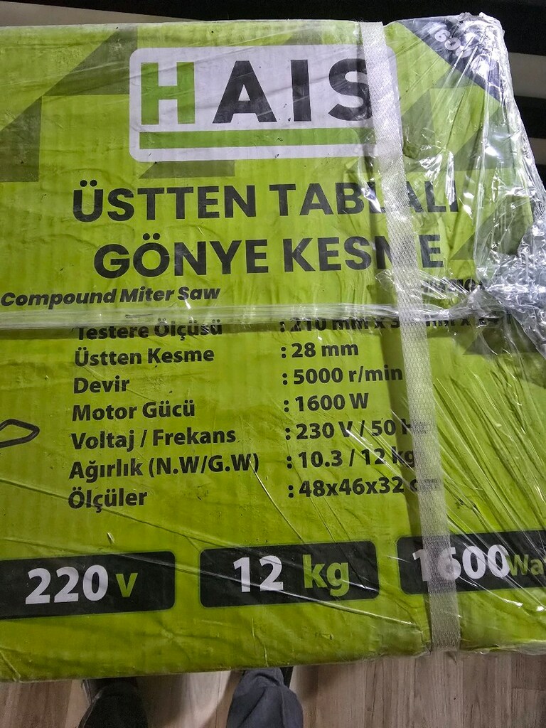 usten tablalı gonye kesme makınası - 3