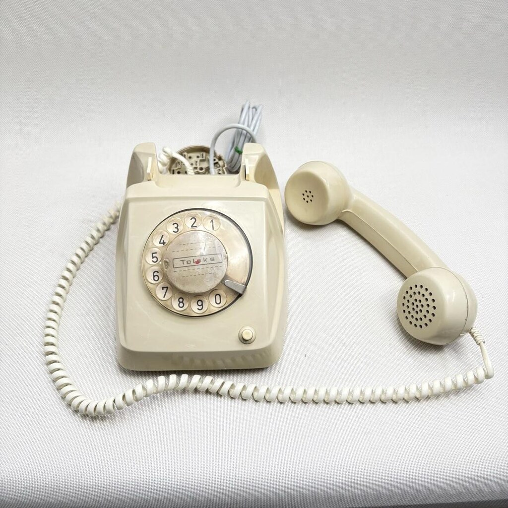 teleks Vintage çevirmeli telefon - 4