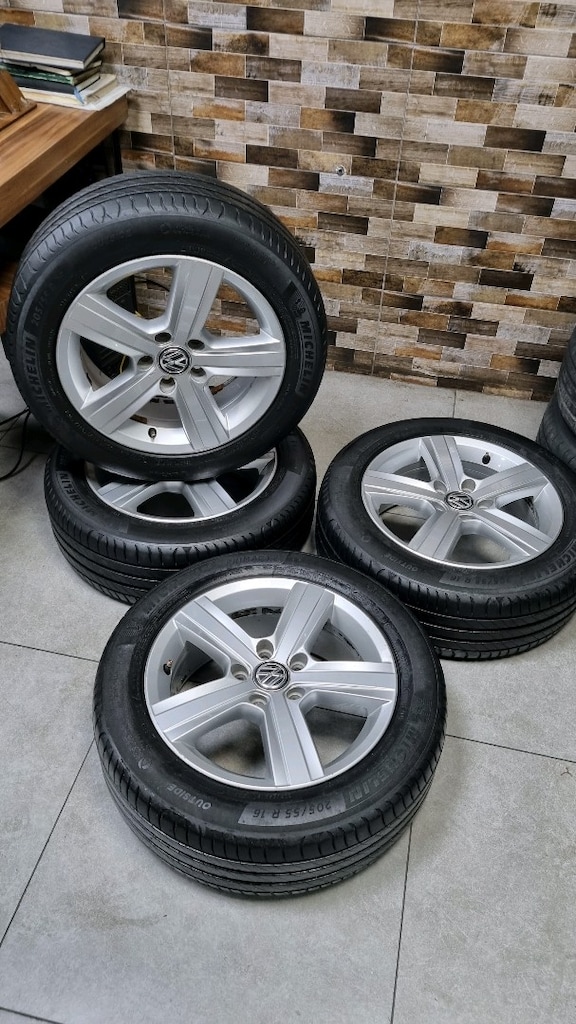 AYDİLEK JANT LASTİK PLUS 16 5X112 VOLKSWAGEN JANT TAKIMI OLUP 205 55 1 - 2