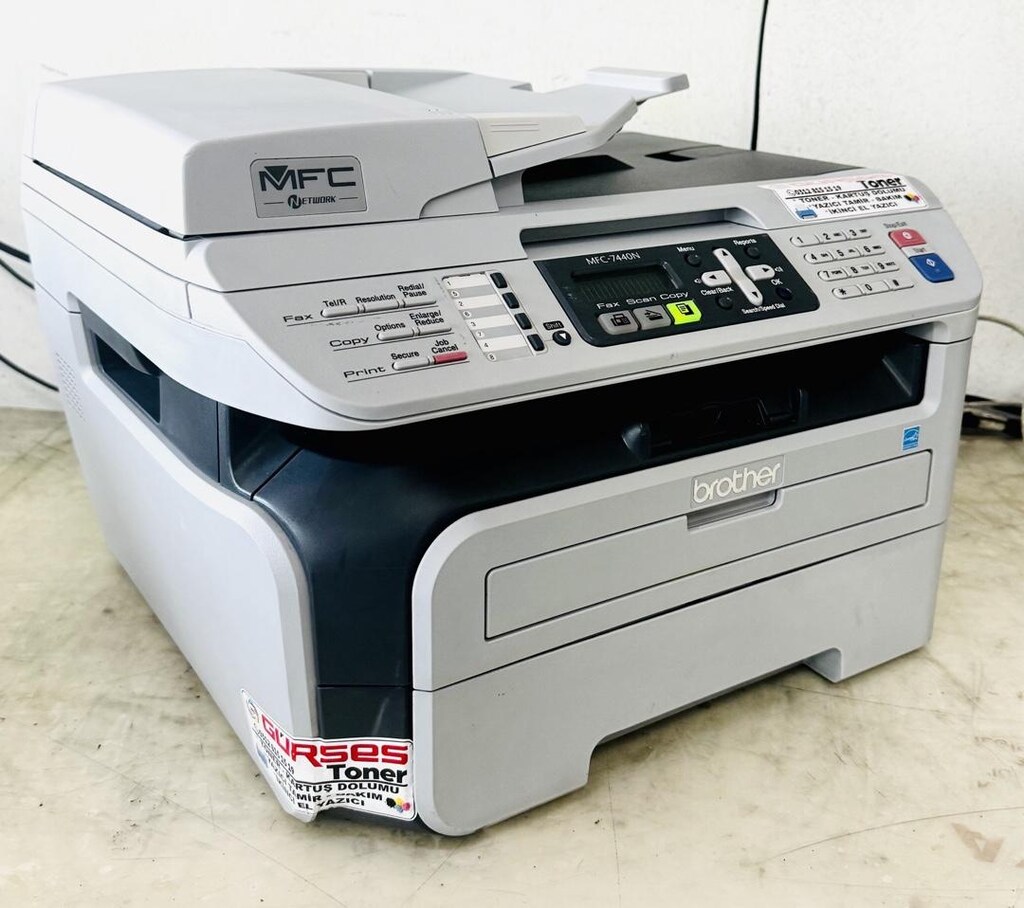 Yazıcı Brother 7440N Fotokopi Tarayıcı Ekonomik Networklu - 9