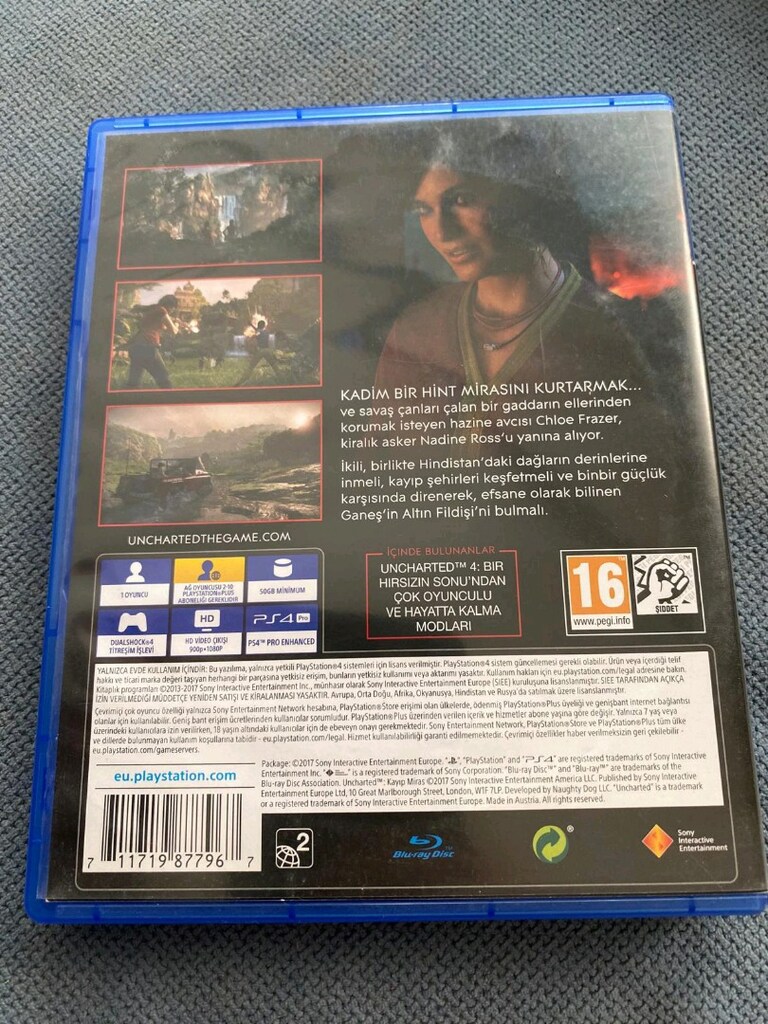 PS4 oyun uncharted kayıp miras - 2