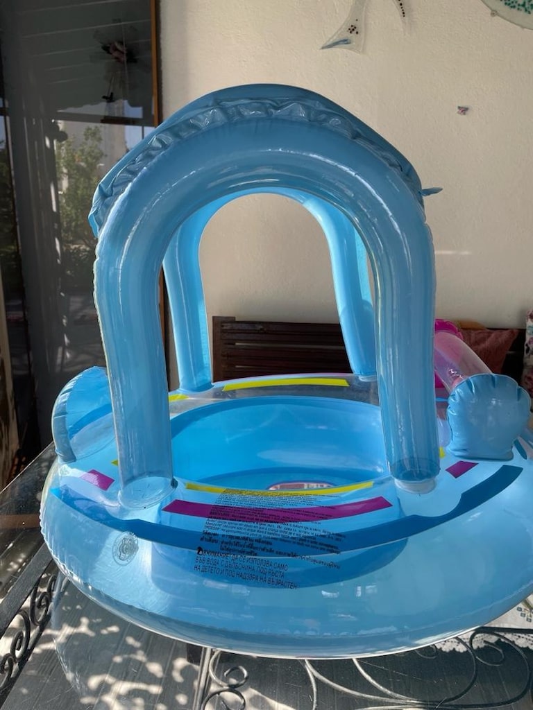 Bebek Şişme Deniz Botu Güneşlikli - 4