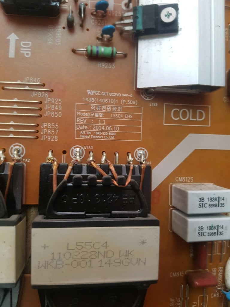 Samsung UE55HU7100S Besleme Kartı - 4