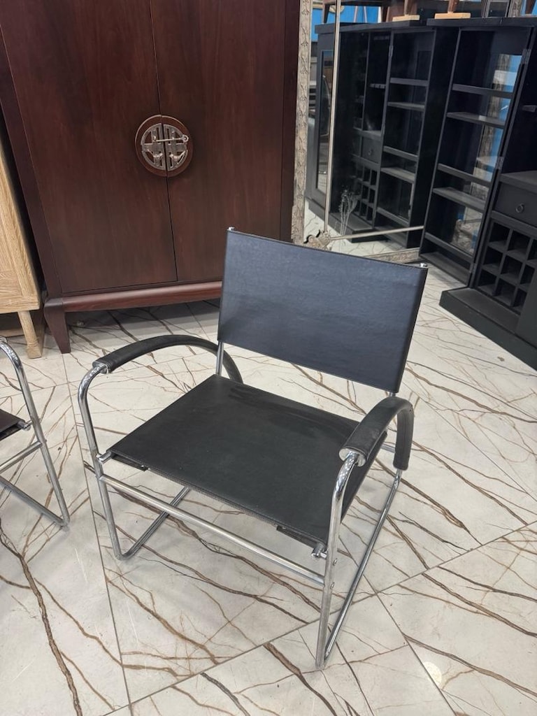 Hakiki Deri Bekleme Sandalyesi Tasarım - 2