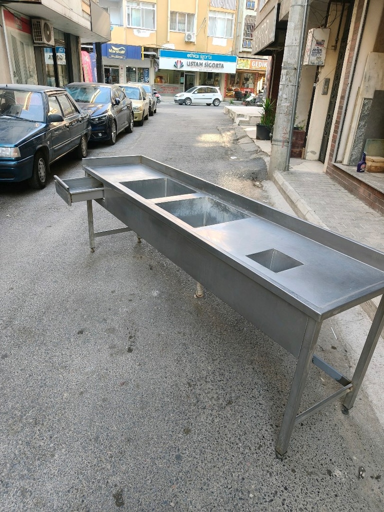 krom evye lavabolu tezgah - 17