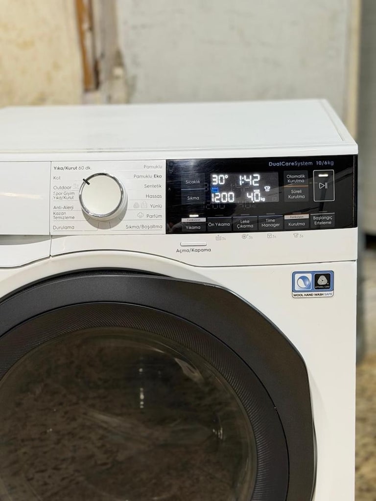 ELECTROLUX MARKA 10 KİLO kurutma özellikli 1600 devir çamaşır makinası - 4
