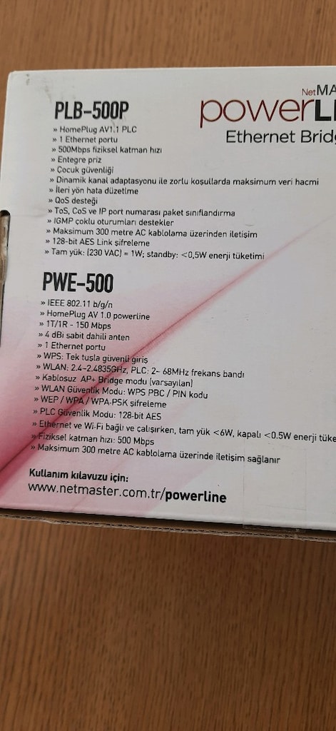 POWERLINE PWE-500 PC ELEKTRİK PİRİZİNDEN KABLOSUZ İNTERNET AĞI - 3