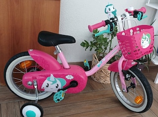 btwin çocuk bisikleti 14 jant Decathlon YENİ GİBİ Ön Sepetli de var - 4