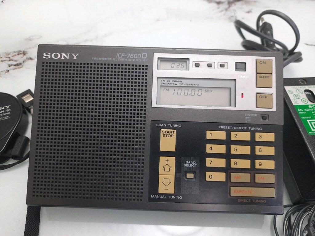 Sony Radyo ICF-7600D JAPAN Dünya Radyosu - 2