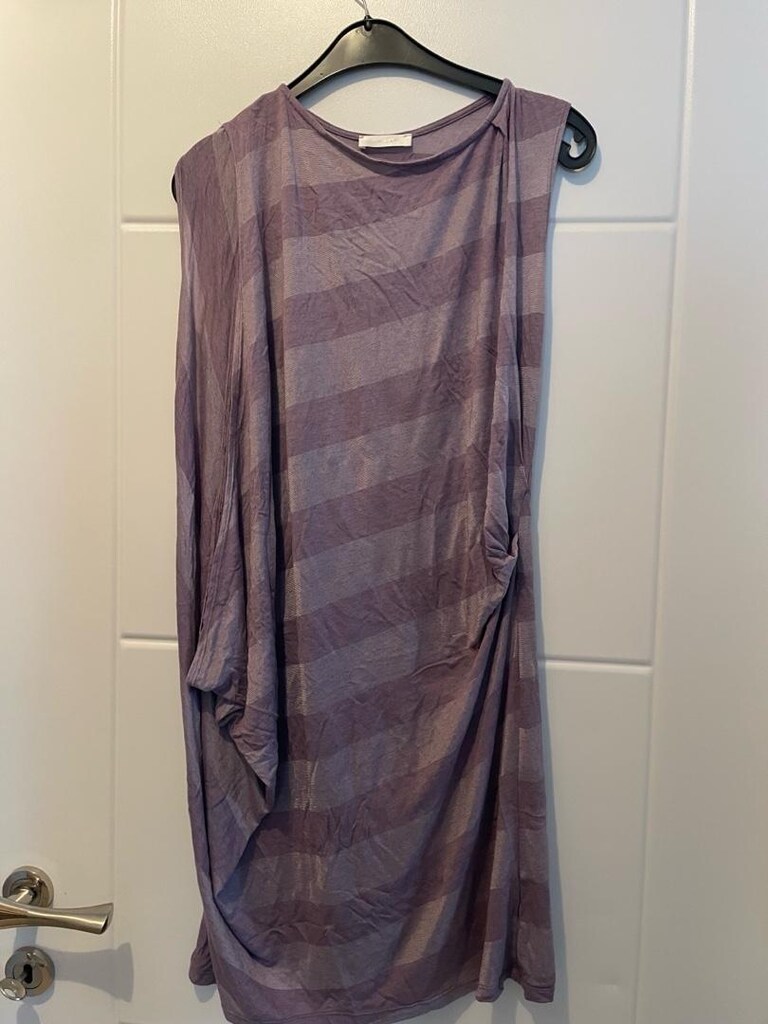 lila rengi elbise - 5