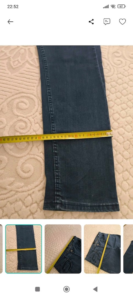 38 büyük beden erkek kot pantolon - 4