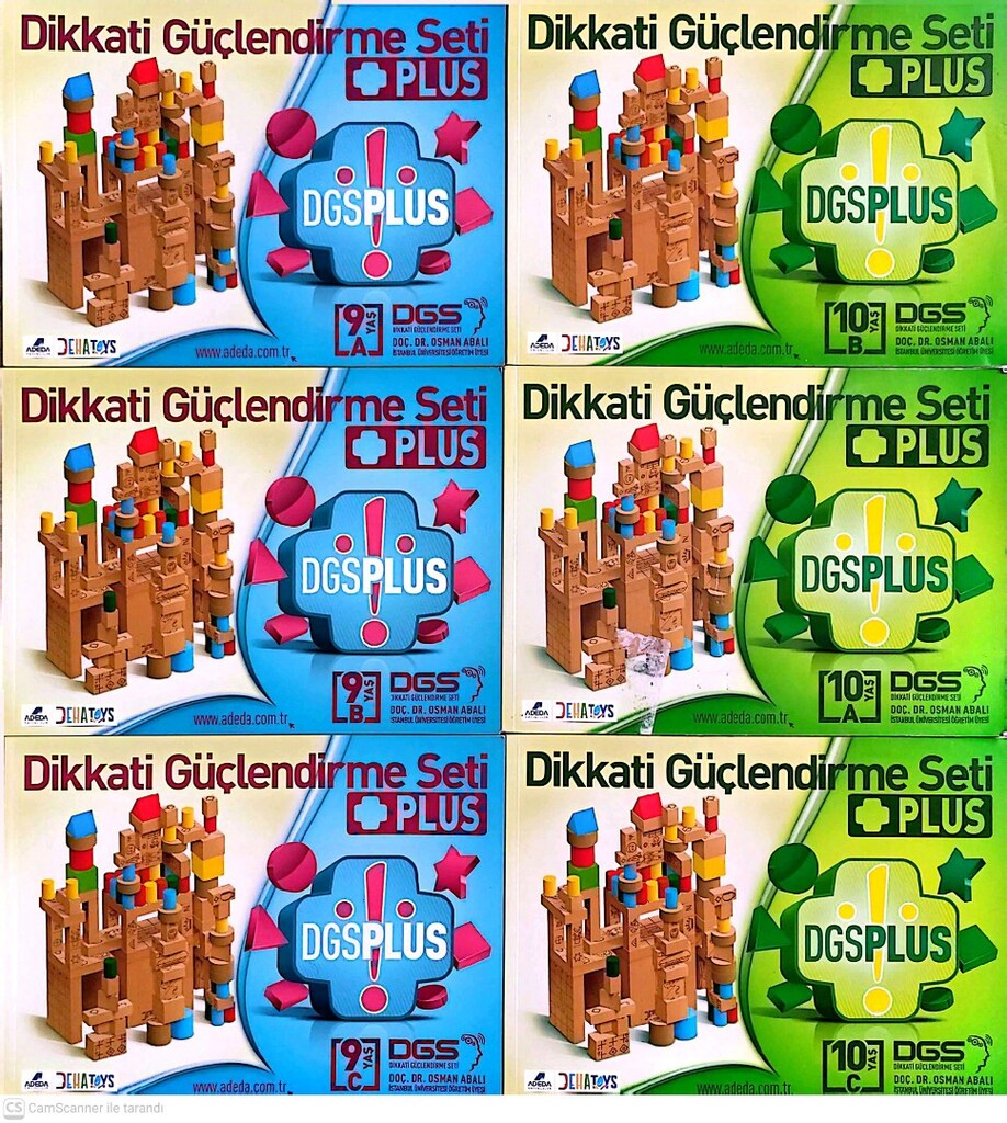 Adeda 8-10 yaş dikkat ve okuma güçlendirme seti ve bloklar - 4