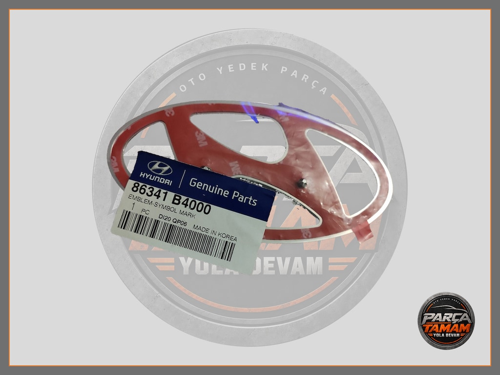 HYUNDAİ İ10 / İ20 ARKA BAGAJ LOGOSU 86341B4000 - 2