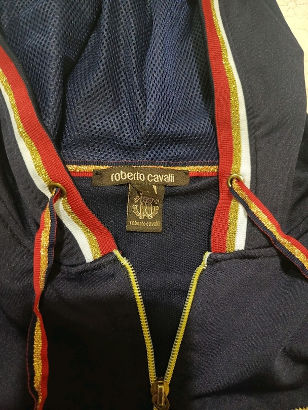 Lacivert kapşonlu sweatshirt - 2