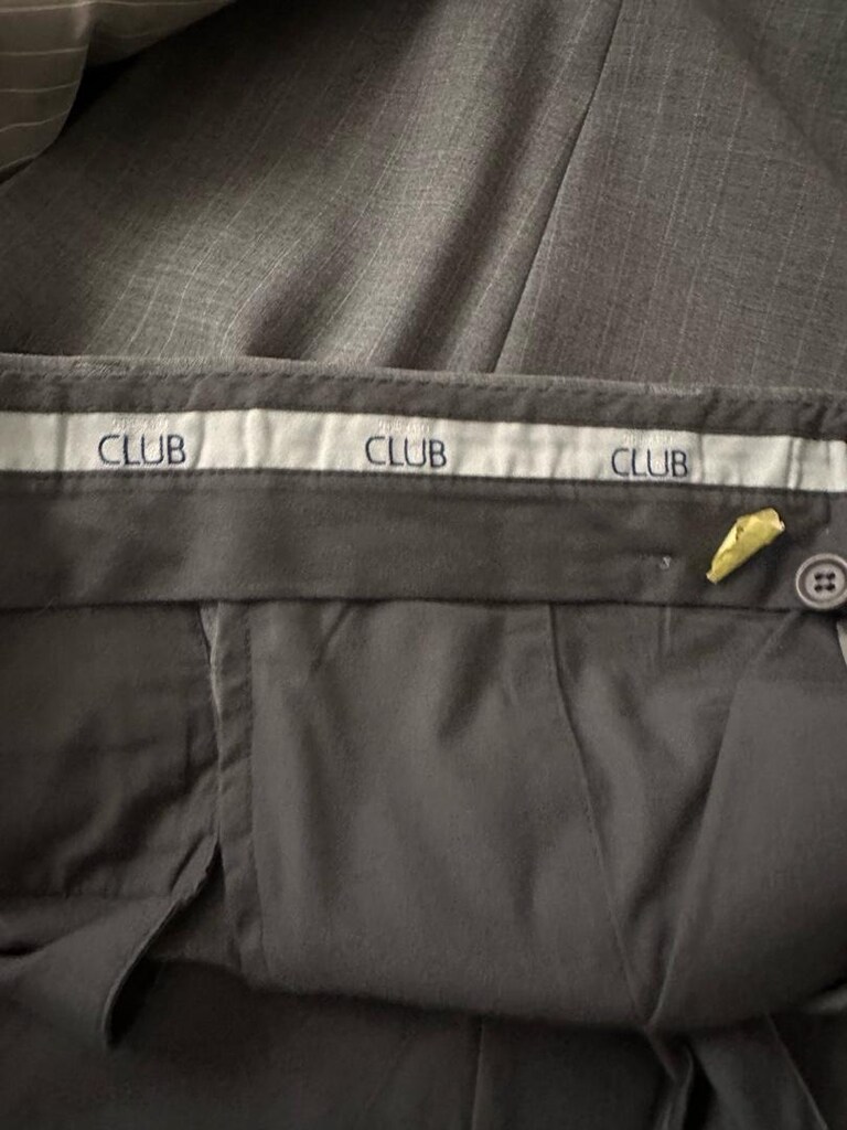 Beymen Club 3 düğmeli gri takım elbise - 4
