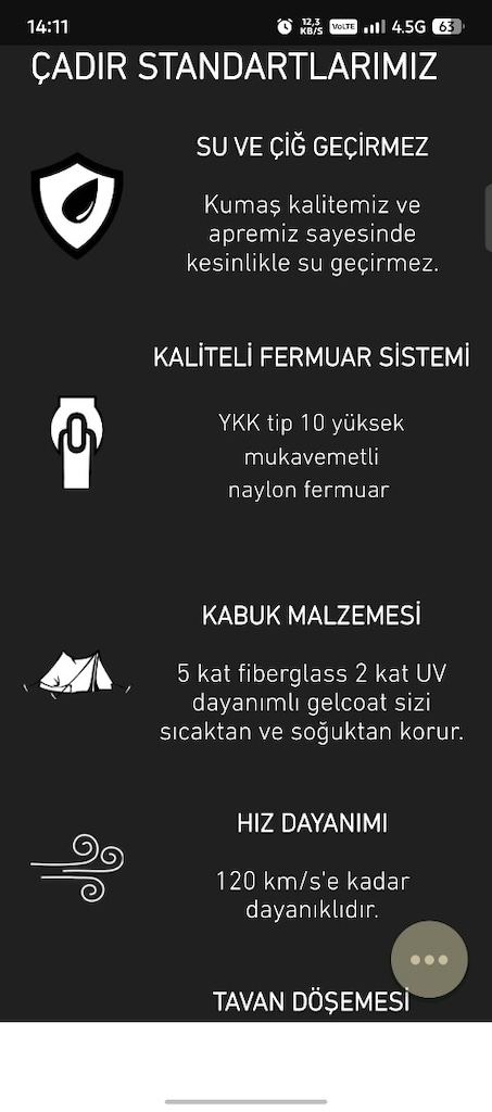 Çadır araç üstü çadır kamp - 10