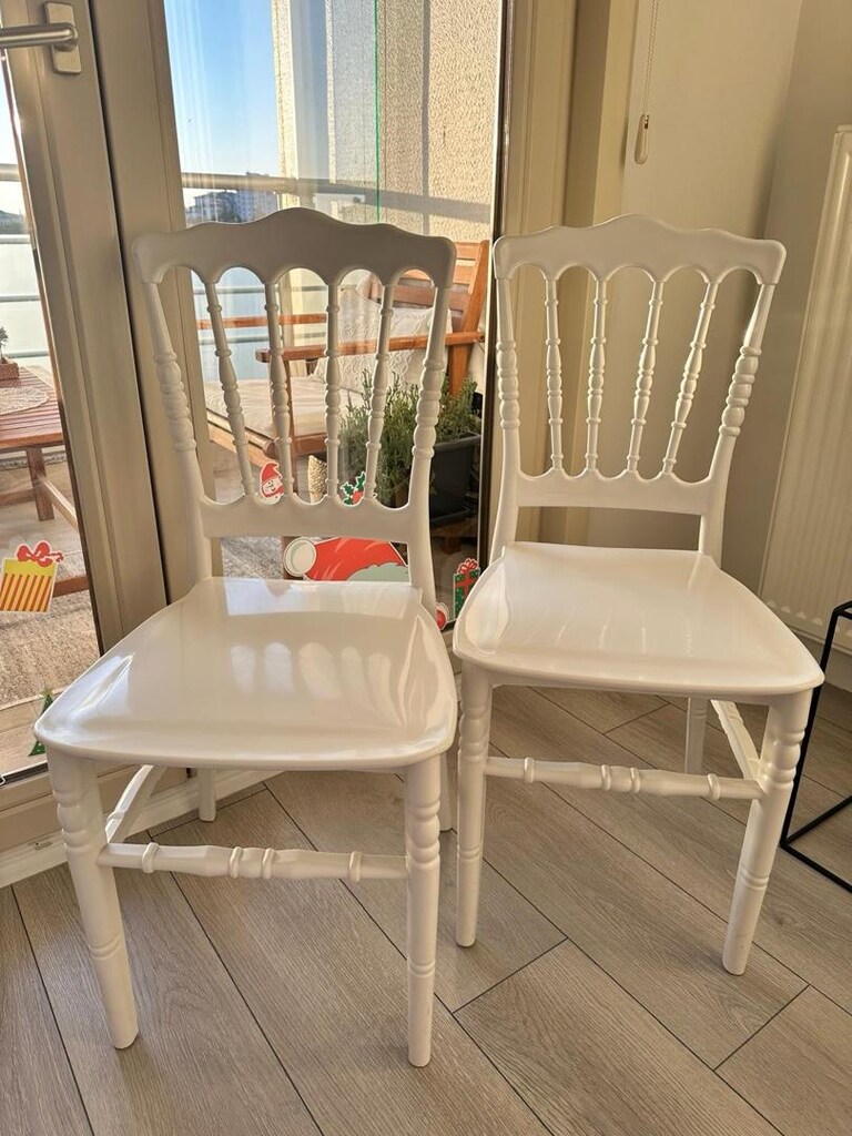 Beyaz Sandalye Napolyon ( 2 adet 700TL) - 2