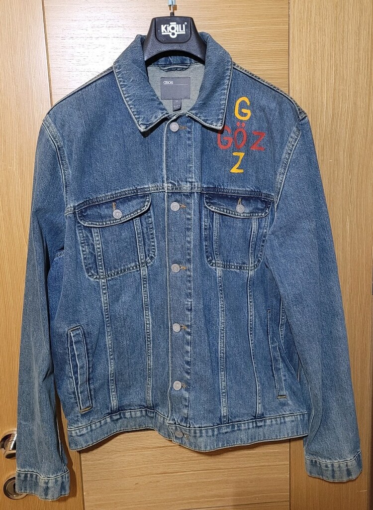 Göztepe Mavi Kot Ceket 3 XL - 4