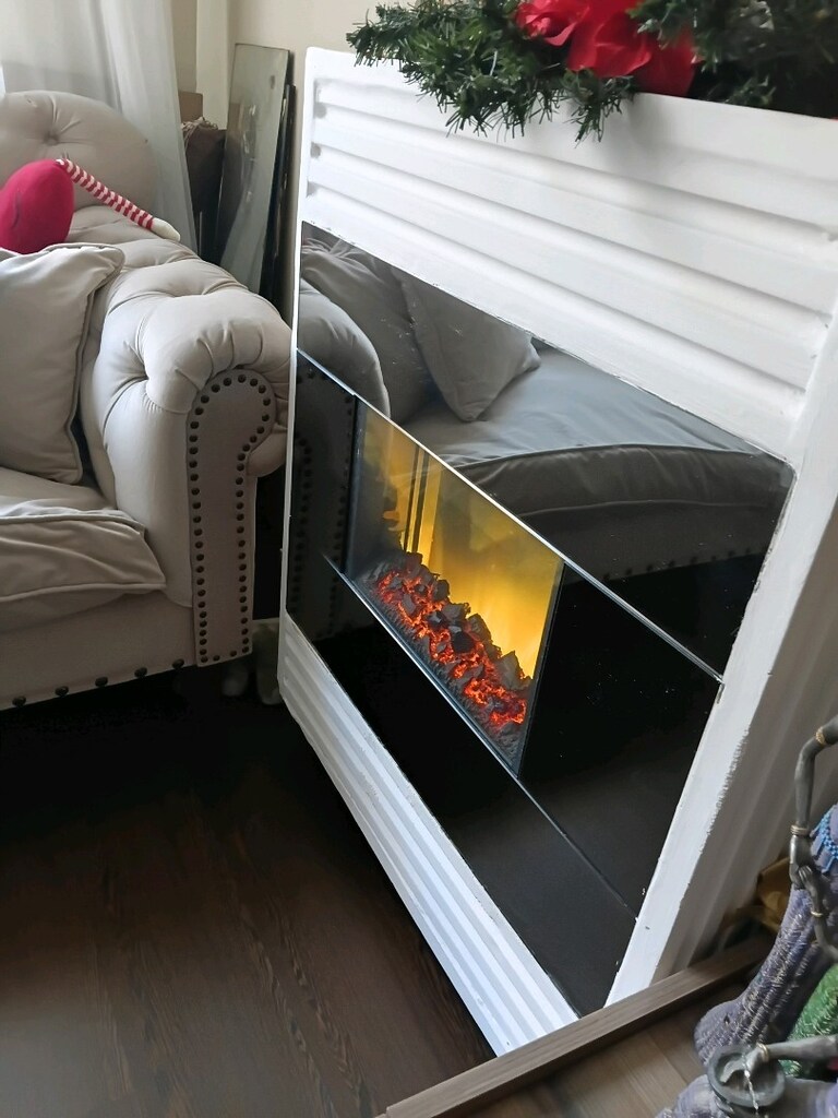 aynalı elektrikli şömine - 5