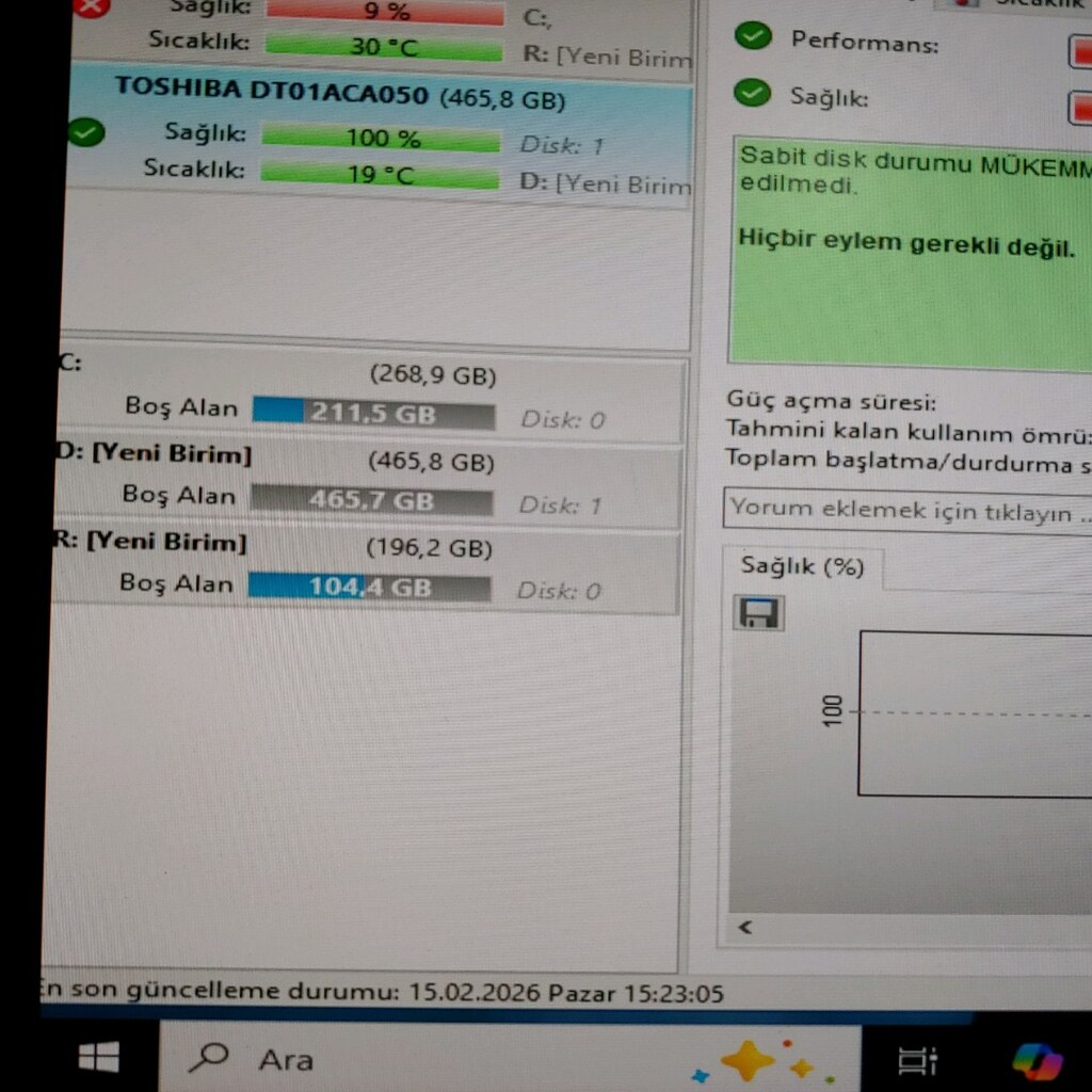TOSHİBA DT01ACA050500 GB SATA3 3.5" PC HDD - 4