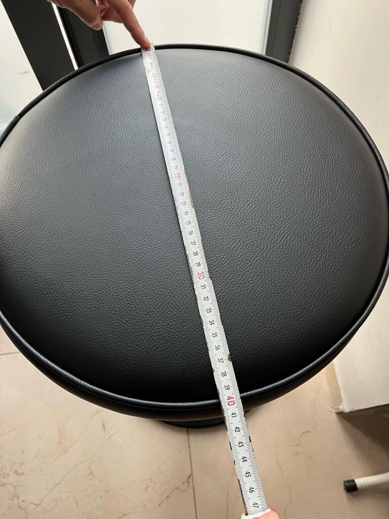 Metal ayaklı deri bar taburesi - 6