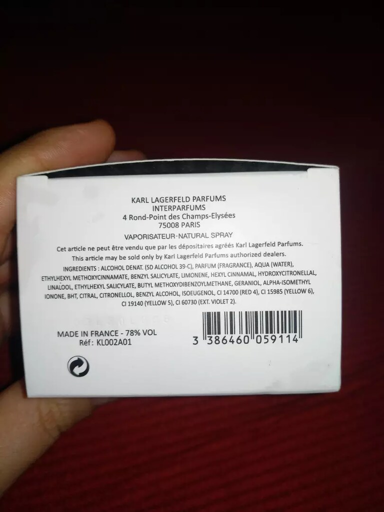 KARL LAGERFELD EAU 85 ML BOŞ PARFÜM ŞİŞESi - 2