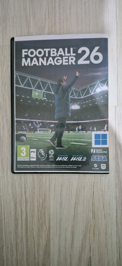 FOOTBALL MANAGER 2026 PC GAME ( KUTULU) - 2
