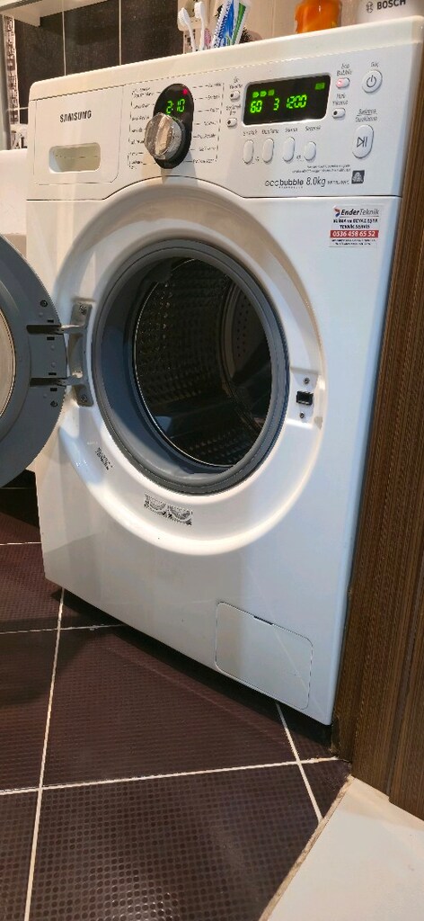 SAMSUNG ECOBUBBLE 8.0kg ÇAMAŞIR MAKİNESİ - 6