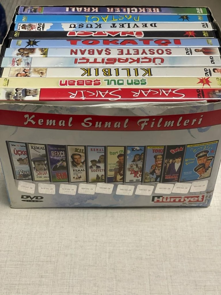 Nostaljik Kemal Sunal Filmleri DVD Koleksiyon Seti (Özel Kutulu - 10 F - 2