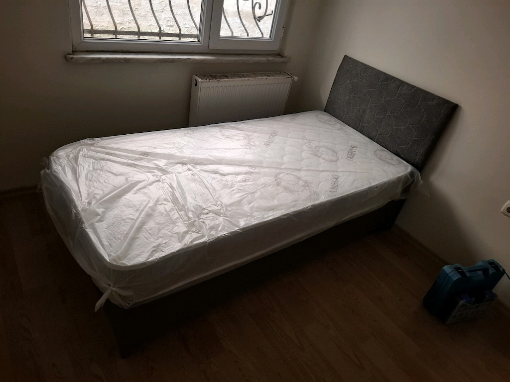 *SIFIR*Baza yatak başlık Tek kişilik NAKLİYE BİZDEN - 10