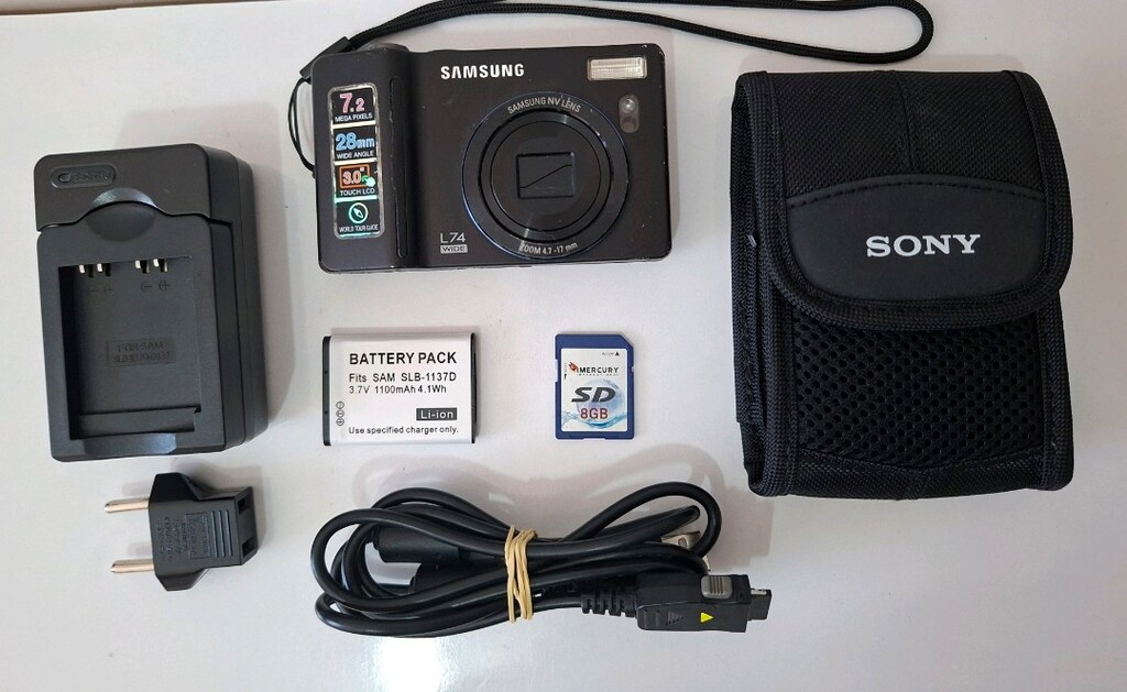 Samsung L74 Wide Dijital Fotoğraf Makinesi 7.2 Megapiksel 3x Zoom Siya - 8