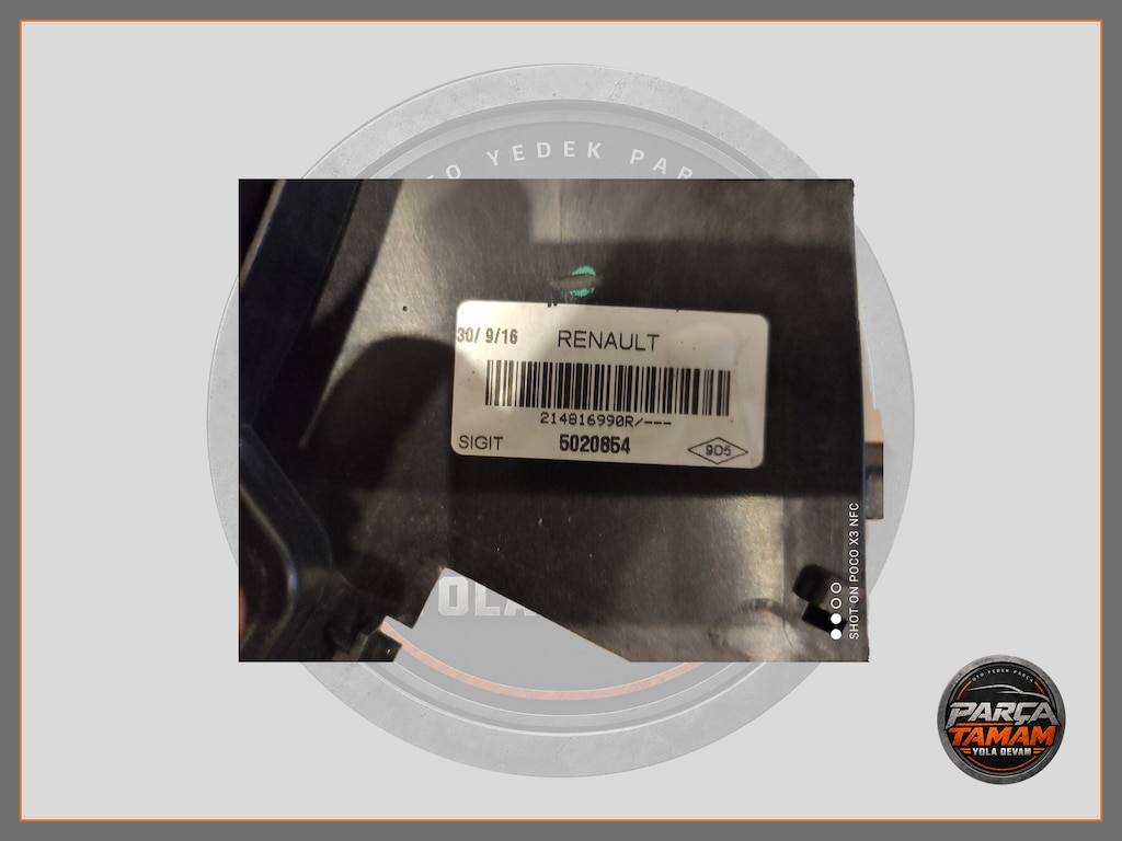 CLİO 4 CAPTUR DOKKER LODGY FAN KASASI MOTORU ORJİNAL SÖKME NO:96461368 - 4