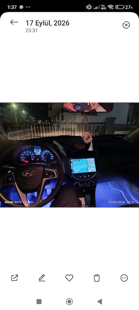 2016 model ACCENT blue hatasız arayana - 6
