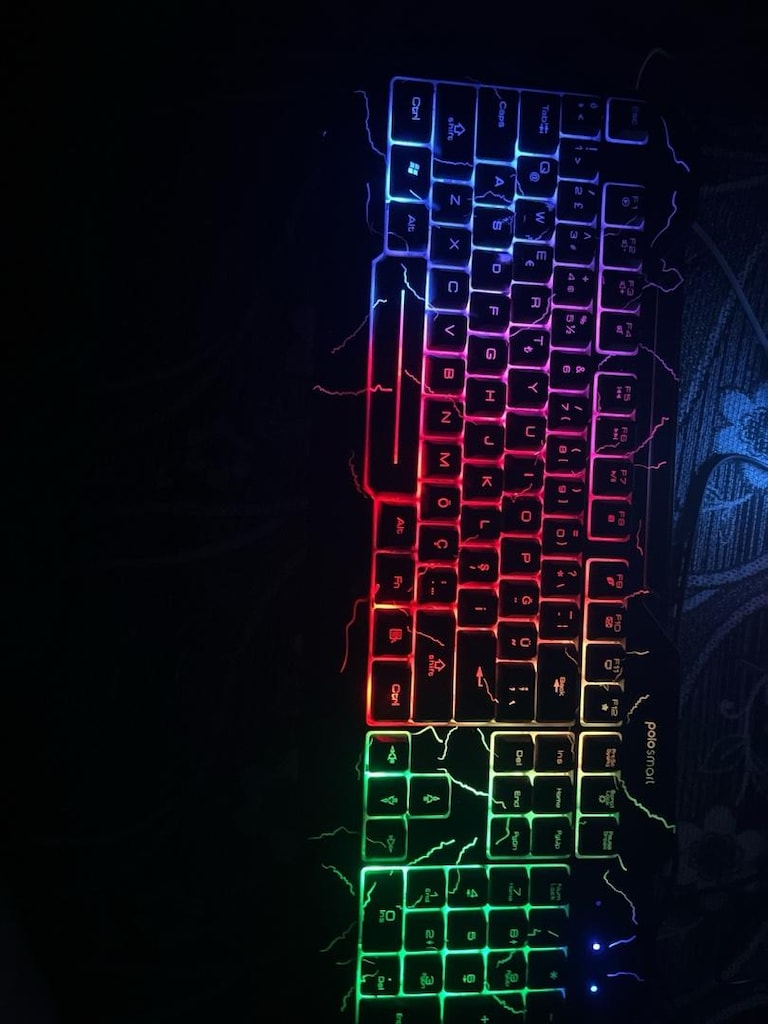 RGB LED KLAVYE+MOUSE+PC KONSOL - 3