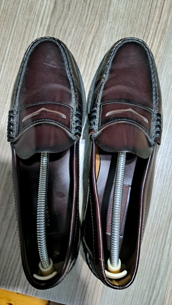 Orjinal florsheim hakiki deri bordo loafer 42 - 3