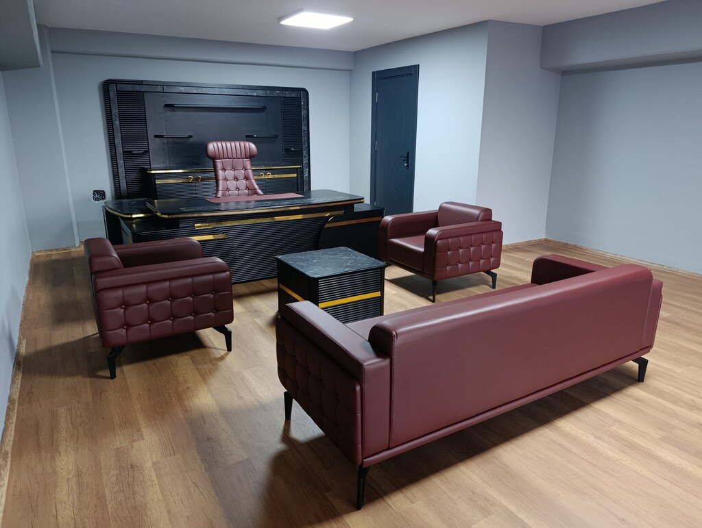 - NET OFİS- MOBİLYA-ZENİT MAKAM TAKIM FULL SET !! - 3