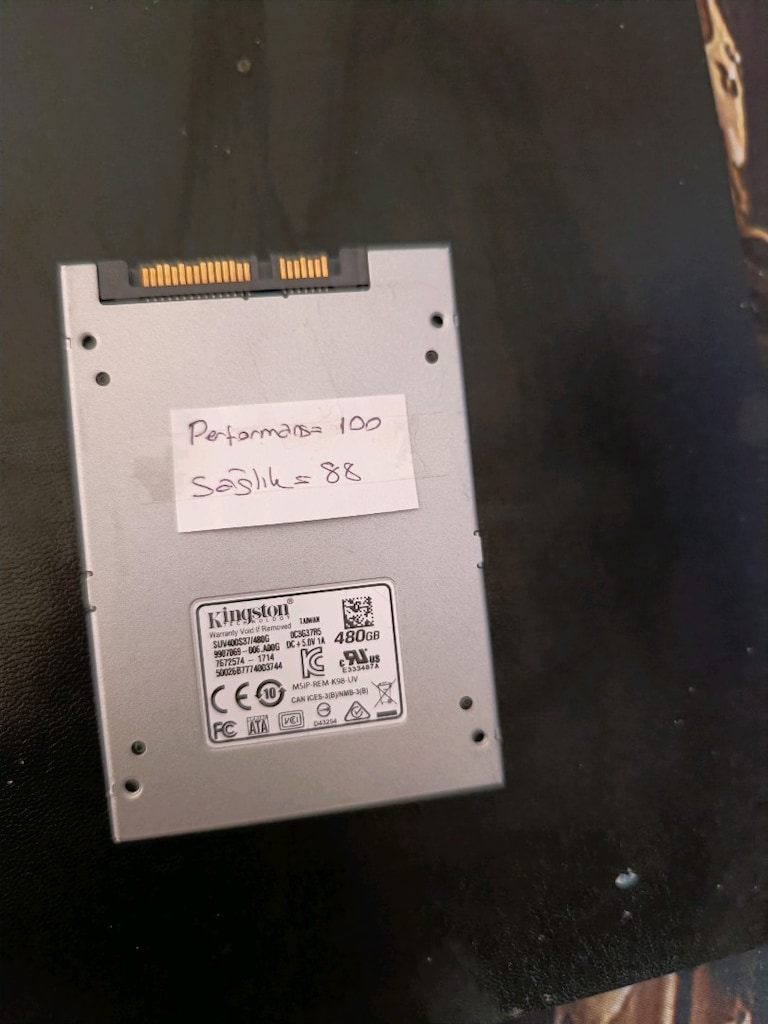Kingston 480 GB temiz Ssd - 2