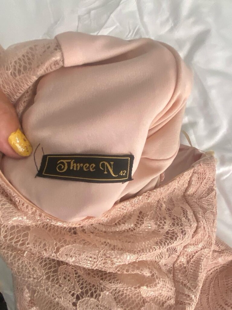abiye şık dantel elbise - 4