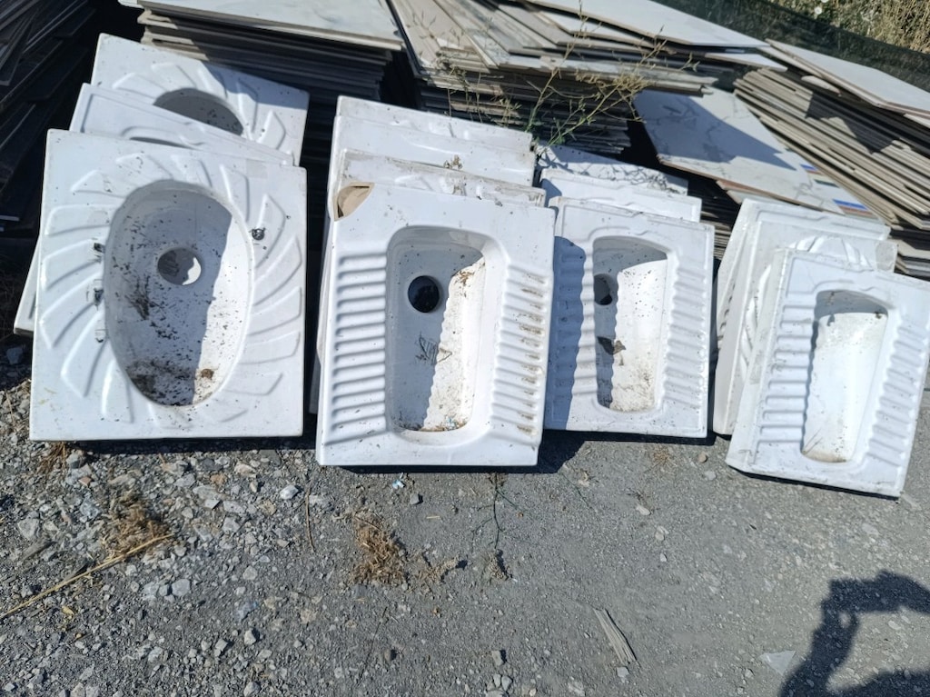 tuvalet taşı defolu ürünler tarlaya bahçeye uygundur - 6