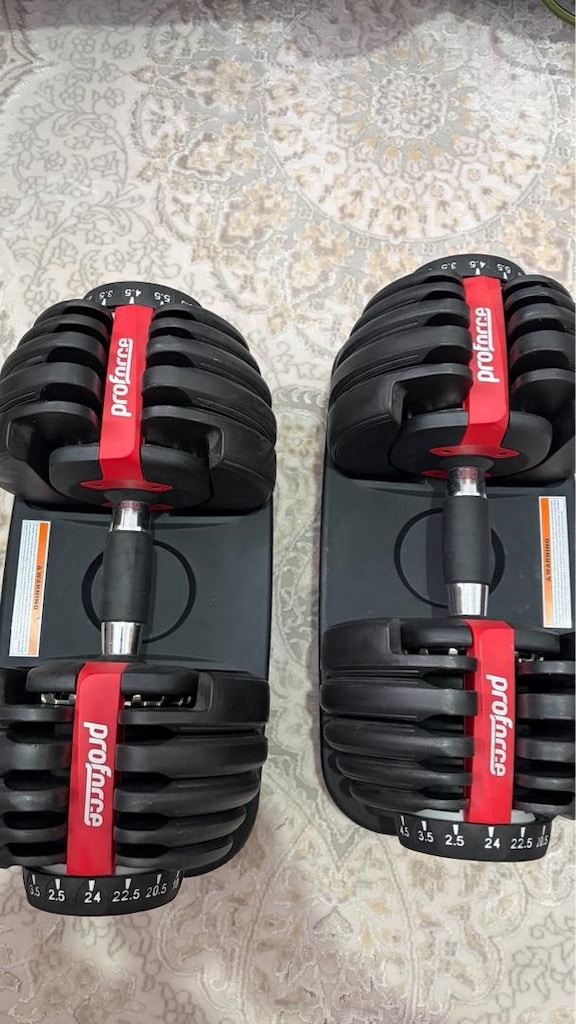 Sıfır Ayarlanabilir Otomatik Dambıl Seti 2 Adet - 24 kg - 2