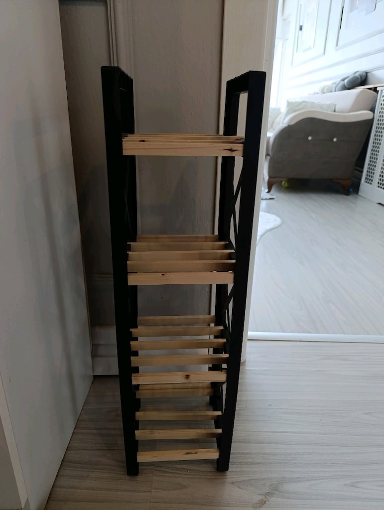 Dekoratif 8 Katlı Banyo Rafı, - 7