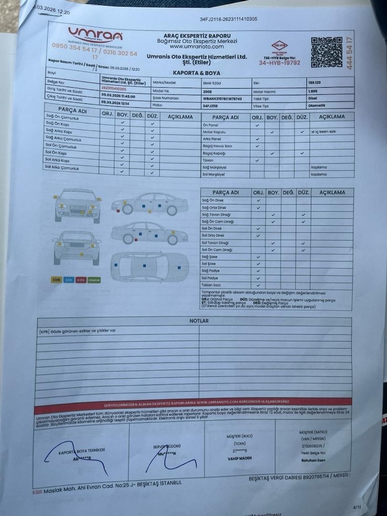 Sahibinden BMV 520d LCİ E60 - 5