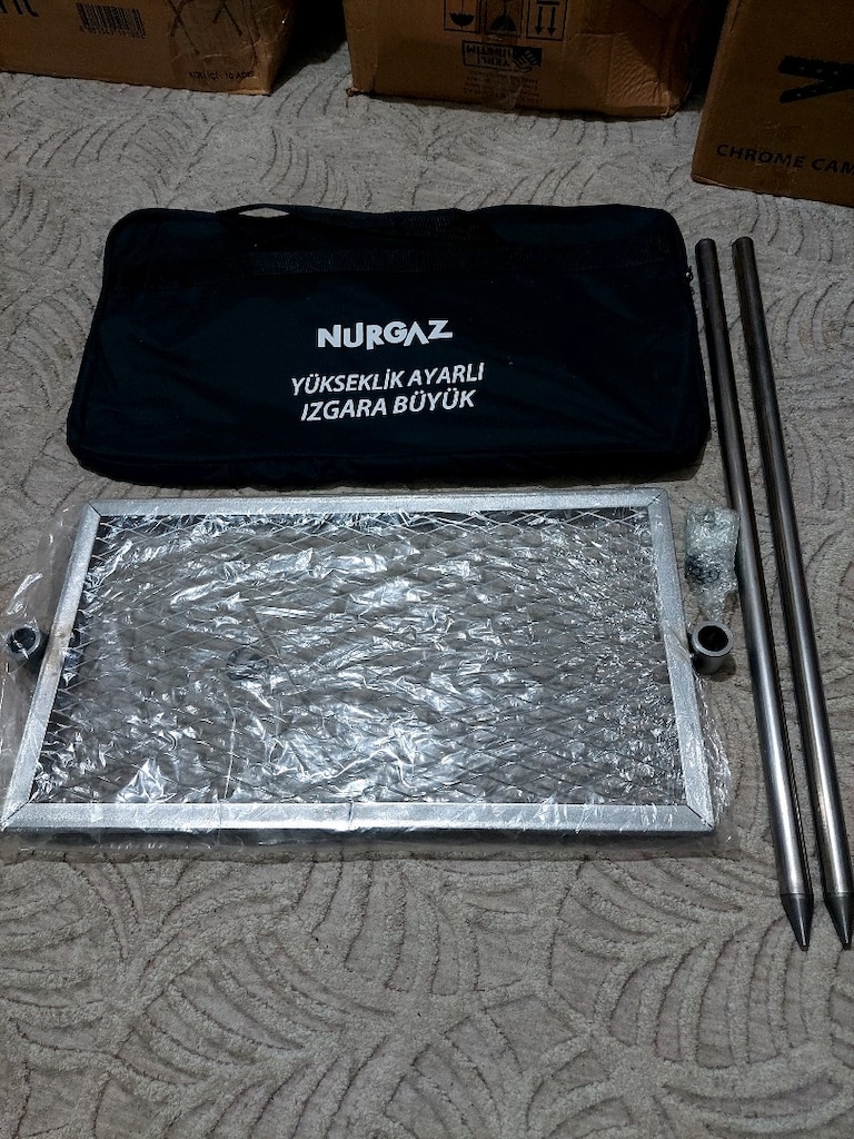 NURGAZ YÜKSEKLİK AYARLI IZGARA BÜYÜK - 5