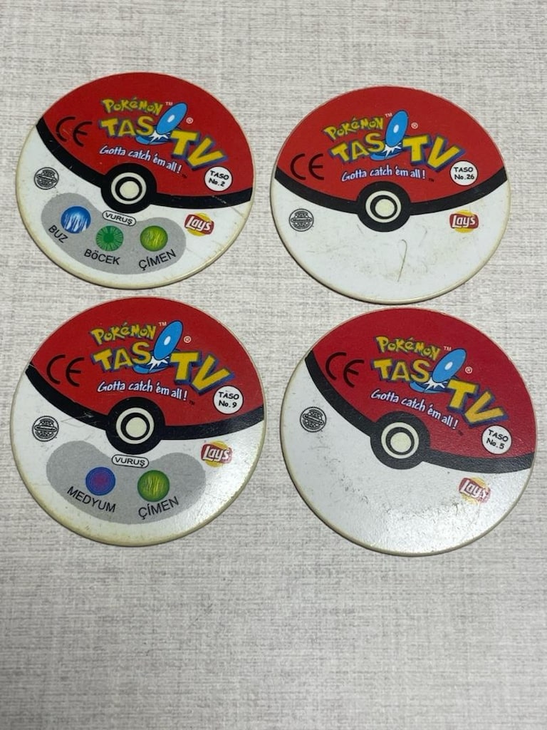 Nostaljik Orijinal Pokémon TV/3D Taso Seti (Charmeleon & Snorlax'lı 4' - 2