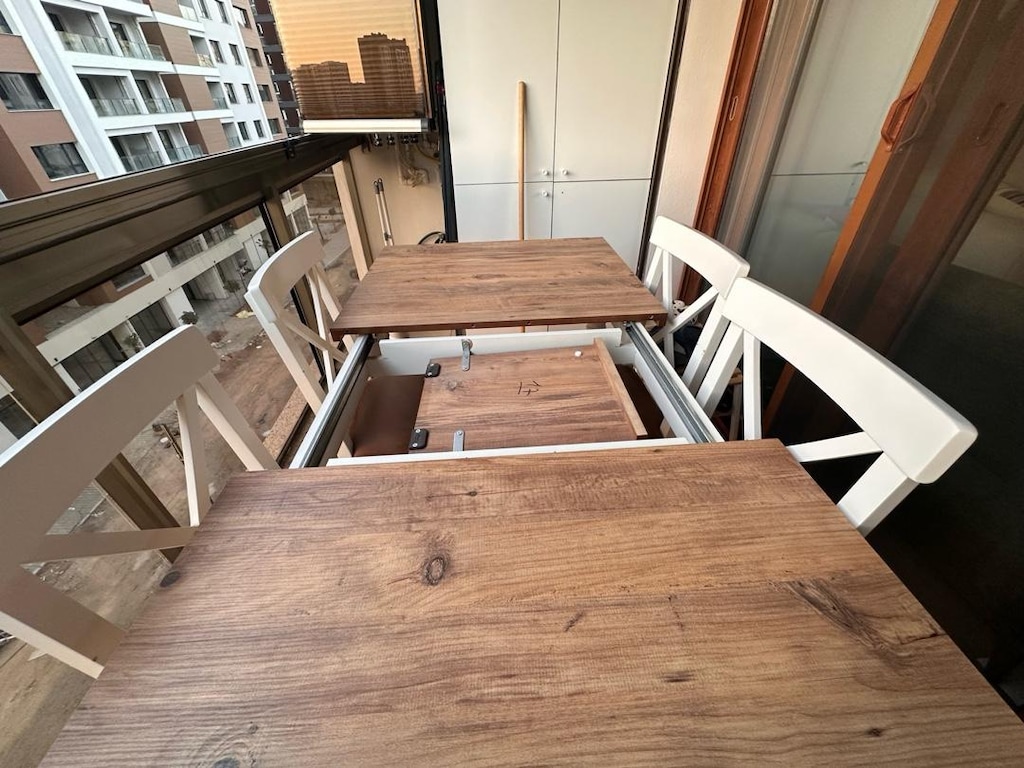 Açılabilir mdf masa sandalye takımı - 4