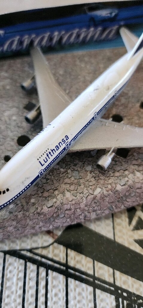 Diecast Lufthansa 4 adet metal uçak maketi - 3