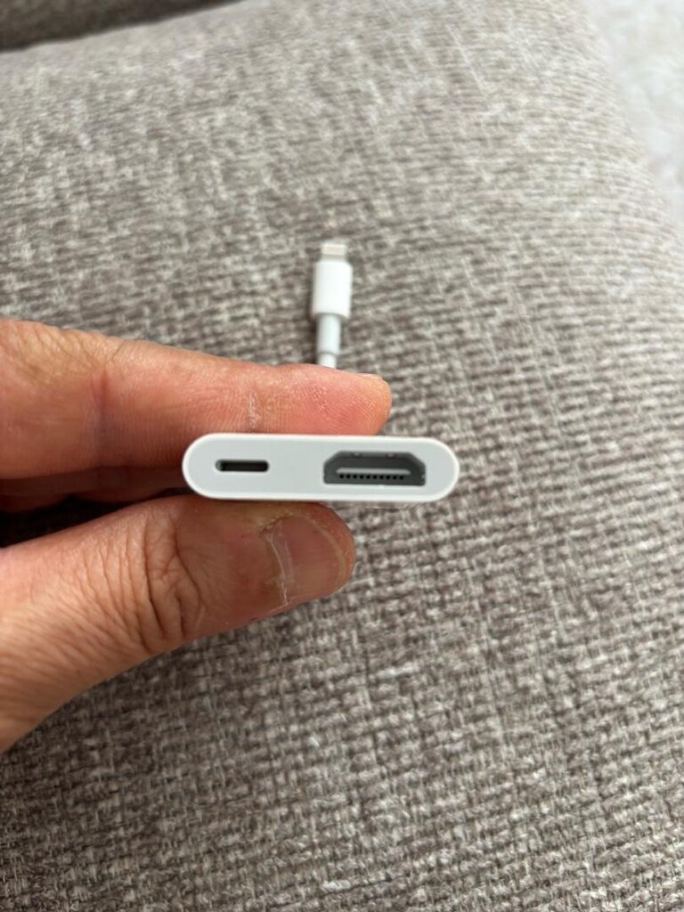 Orjinal APPLE Lightning Dijital AV Adaptörü Beyaz HDMI - 3