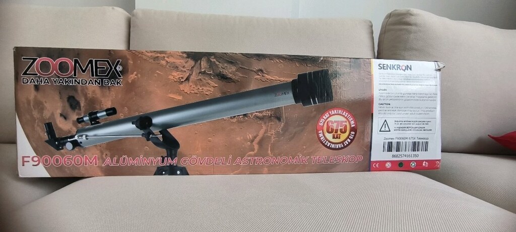 Zoomex F90060M Aleminyum Gövdeli Astronomik Teleskop - 2