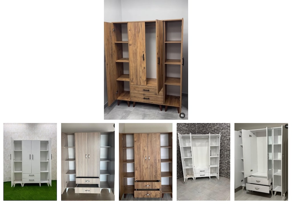 4 kapaklı elbise dolabı vbxgszyeoi - 6